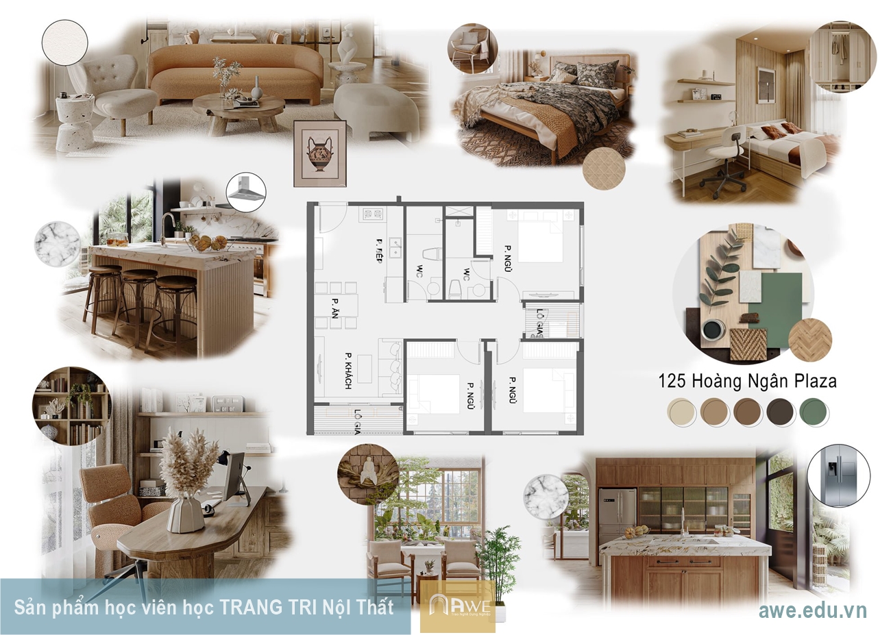 học trang trí nội thất Học trang trí nội thất tại AWE