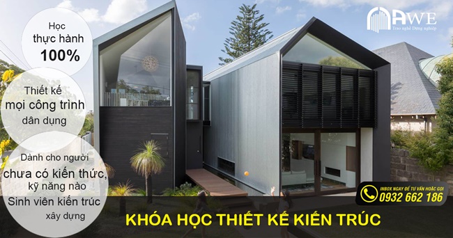 khóa học kiến trúc làm kiến trúc sư tại AWE