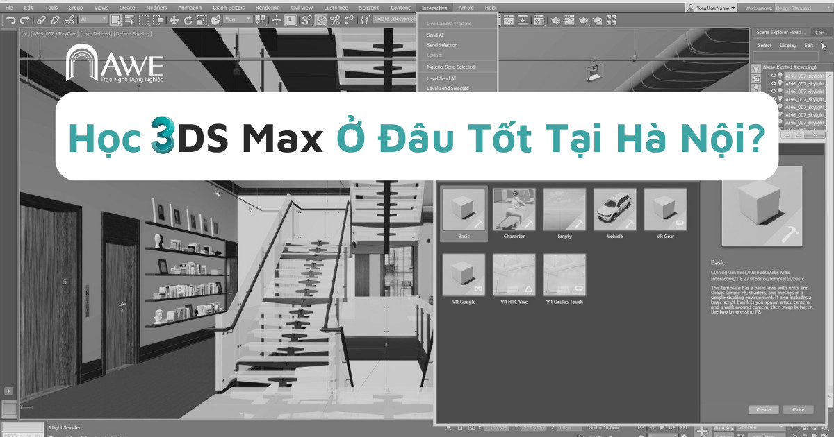 khoa-hoc-3ds-max-12 Phần mềm 3Ds max dùng như nào?